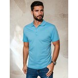 DStreet Koszulka polo męska niebieska | shoptok.hr