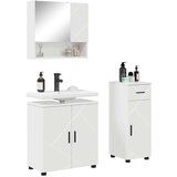  Set namještaja za kupaonicu Zidne 3 pcs Visoko sjajno bijela | shoptok.hr