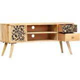 Maison Chic TV omarica - TV stojalo - Televizijska omarica 100x30x45 cm trden mangov les, (21700652) Cene