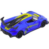 Metalni sportski automobil za utrke, otvaranje vrata, plava boja 1:32 | shoptok.hr