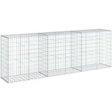 vidaXL Gabionska košara s poklopcem 300x50x100 cm pocinčano željezo | shoptok.hr