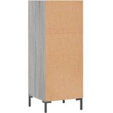  Komoda boja hrasta sonome 34,5x32,5x90 cm konstruirano drvo Siva | shoptok.hr