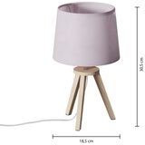 Atmosphera Stona lampa TRIPOD 1xE14/40W/230V borovina/ružičasta | Eponuda.com
