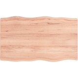 Stolna ploča svjetlosmeđa 100x60x(2-4) cm obrađena hrastovina | shoptok.hr