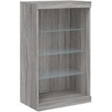  Komoda s LED svjetlima boja sivog hrasta 181 5x37x100 cm | shoptok.hr