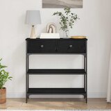  Konzolna stolica Crni hrast 72,5 x 25 x 75 cm Konstruirano drvo | shoptok.hr