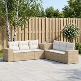  Set sofe 7 kom. Bež i krem bijela 55 x 55 x 69 cm 255 x 255 x 85 cm | shoptok.hr