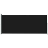 The Living Store Zložljiva stranska tenda za teraso 220x500 cm črna - Stranska Tenda, (21493782) | Shoptok.si