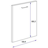 Lesnina-XXXL vrata pomivalnega stroja neo, bela, š. 60 cm | Shoptok.si