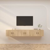  Zidni TV ormarići 3 kom boja hrasta sonome 80x34,5x40 cm | shoptok.hr