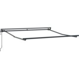  Skrovita tenda Zelena i bijela 350x250 cm Poliester i metal | shoptok.hr