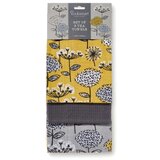 Cooksmart ® Kuhinjske krpe in kuhinjnska rokavica v kompletu 4 ks Retro Meadow – | Shoptok.si