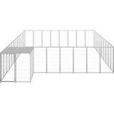  Kavez za pse srebrni 25,41 m² čelični | shoptok.hr