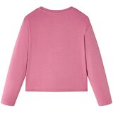  Dječja majica dugih rukava boja maline 116 | shoptok.hr