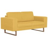  2-dijelni set sofa od tkanine žuti | shoptok.hr