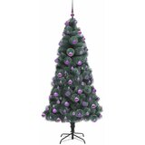  Umjetna božićna jelka s lampicama i setom kuglica Zelena 210 cm | Eponuda.com