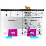 Samsung Baterija za Galaxy Tab S10 FE+ / SM-X620 / SM-X626, originalna, 10090 mAh Cene