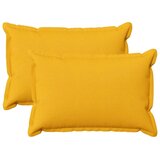  Jastuk s jastukom HOUTEN 2 kom. Svijetlo žuta Umjetni lan - Svjetložuta 40 x 60 cm 2 | shoptok.hr