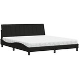  Krevet s madracem Hanko crni 180x200 cm od tkanine | shoptok.hr