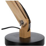 Ixia Črna/naravna namizna svetilka s kovinskim senčilom (višina 55 cm) – | Shoptok.si