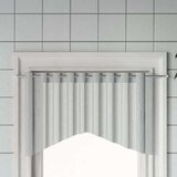  Karnise 2 kosa bele in srebrne 90–130 cm aluminij Cene
