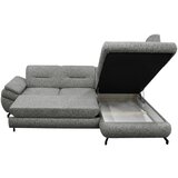 MID.YOU KOTNA SEDEŽNA GARNITURA, struktura, pliš siva | Shoptok.si