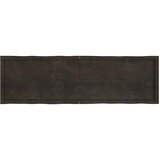 Stolna ploča tamnosmeđa 180x50x(2-4) cm obrađena hrastovina | shoptok.hr