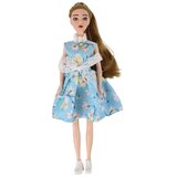  Emily u cvjetnoj plavoj haljini s mačićem | shoptok.hr