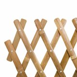  Proširiva rešetkasta ograda 2 pcs Svijetlosmeđa 100 x 105 cm | shoptok.hr