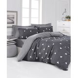 Aberto Design set posteljine Ucgen, 200x220 cm, sivo-bijela | Eponuda.ba