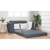 vidaXL Sofa na podu 2-u-1 Tamnosiva 148x71x83 cm Velur | shoptok.hr