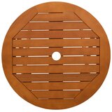  Sklopivi vrtni stol Ø 60 x 75 cm od masivnog drva eukaliptusa | shoptok.hr