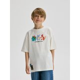 Reserved BOYS` T-SHIRT - krem | shoptok.hr