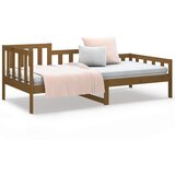  Dnevna postelja medeno rjava 90x190 cm trdna borovina, (20647272) | Shoptok.si
