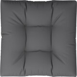  Jastuk za palete antracit 80 x 80 x 12 cm od tkanine | shoptok.hr