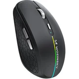 BREZŽIČNA MIŠKA WMGK-1132 RGB OSVETLJENA ZA PRENOSNIK, (5000334522)