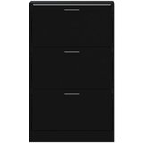 Ormarić Omarica za čevlje črna 63x24x103 cm inženirski les, (20809470) | Shoptok.si