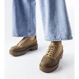 Gemre Brown flat heel shoes Merico | shoptok.hr