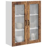  Zidni stakleni ormarić LUCCA Staro drvo 80 x 31 x 100 cm | Eponuda.ba