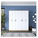 Hanah home BA114 - 2274 walnutwhite wardrobe | ePonuda.com