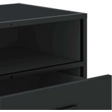 vidaXL TV ormarić crni 100x34,5x40 cm Konstruirano drvo i metal | shoptok.hr
