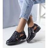 Gemre Black cut-out shoes Eleana | Shoptok.si