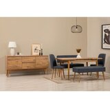 Hanah home vina bench 04 1048 atlantic pine dark blue (produžni trpezarijski sto, stolice i konzola (6 komada) Cene