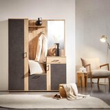 CARRYHOME PREDSOBA antracit, barve hrasta | Shoptok.si