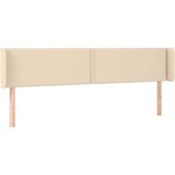  Uzglavlje s ušima krem 183x16x78/88 cm od tkanine | shoptok.hr