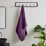 Catherine Lansfield Vijolična hitro sušeča frotirna bombažna brisača 70x120 cm Quick Dry – | Shoptok.si