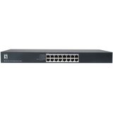  LevelOne GEU-1632 16-Port Gigabit Ethernet Switch, 4-Mode DIP Button, 19 Rackmount Unmanaged Switch | shoptok.hr
