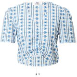 Katy Perry exclusive for ABOUT YOU Bluza 'Vianne' modra / bela | Shoptok.si