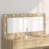  Ogledalo za Toalet Pravokutni Sonoma hrast 100 x 45 x 18 cm Cene