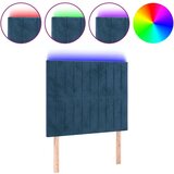  Uzglavlje tamnoplavo 90x5x118/128 cm baršunasto | shoptok.hr